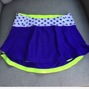 Lululemon Presta Polka Dot Workout Skirt